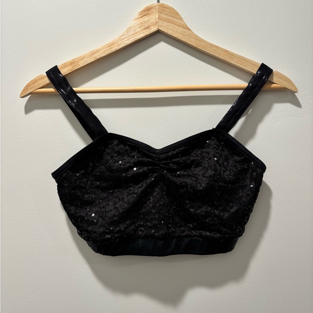 Balera Black Sequin Bra - Picture 2 of 5